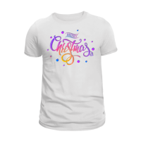 Christmas T-shirt - Colorful Merry Christmas