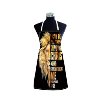 Lio Print apron Apron - Phil 4:13