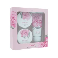 Rose Body Bath Bliss – 3 Piece Luxury Gift Set