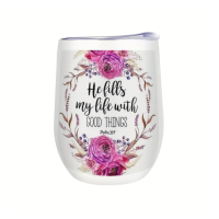 Stainless Steel Travel Mug - Psalm 91:2